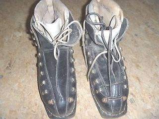 Vintage Rieker Downhill Ski Boots for Cable Bindings Size 6 1/2 Narrow