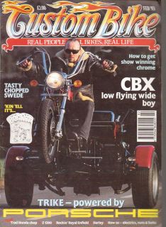 Custom Bike Magazine 2/93 No.5 CBX, Zed, Triumph Twin, Honda 750 