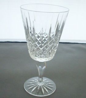 Webb Corbett MARQUIS Signed Cut Glass Crystal Water Goblet Nice NR