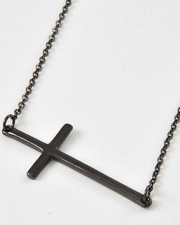side cross necklace in Fashion Jewelry