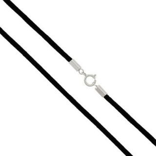 black silk cord necklace in Necklaces & Pendants
