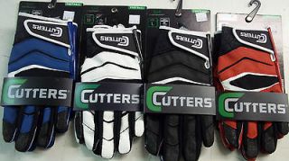 Cutters X40 C Tack Receivers Gloves   Multiple Sizes and Colors   NEW 