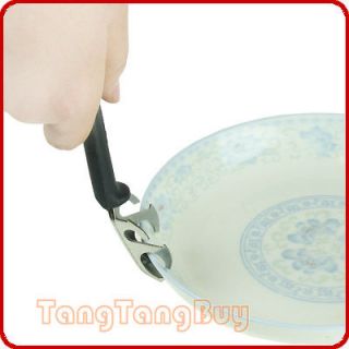 2012 Stainless Steel Bowl Dish Plate kitchen Helper Clamp Clip Tongs 