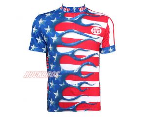 PRIMAL WEAR Cycling Short Jersey Short Sleeves USA Team