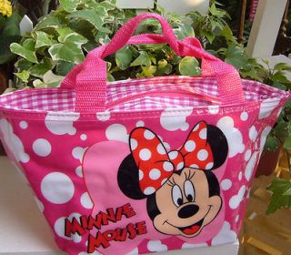 New Minnie Mouse Lunch Bag Handbag Tote Very Cute FREE SHIPPING Nice 