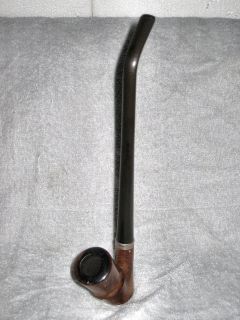   LONG SITTER FRENCH TELEVISION PIPE ALGERIAN BRIAR SCREW OFF BOWL NICE