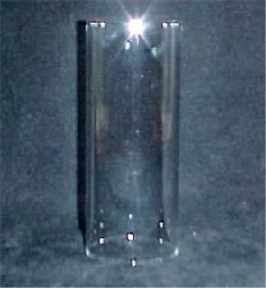 Glass Cylinder Tube Light Lamp Shade 2 1/2 X 6 1/4 Wall Sconce Candle 
