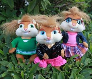   and the Chipmunks 3X Plush Toy Girl Chipmunk Stuffed Animal Soft Teddy