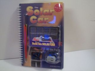 SOLAR CAR & BOOK INCLUDES ALL THE PARTS BUILT IT YOURSELF TOY KIT 