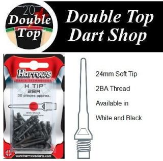 Harrows Soft Tip Darts H Tip Replacement Tips 2BA