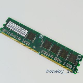   Density 1GB PC3200 DDR400 DDR1 Non Ecc 184pin DIMM Desktop Memory 1GB
