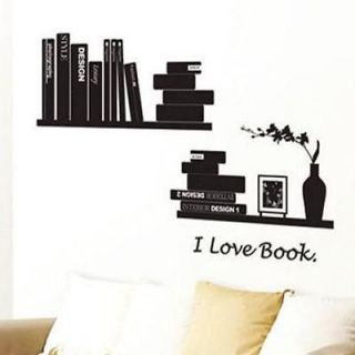 2012newI Love Reading Book Books Wall Sticker Decor Decals Vinyl Art 