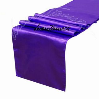 One Piece Satin Table Runner Wedding Decoration 12inches*108in​ches 