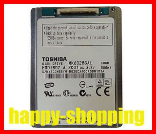 Toshiba MK6028GAL 60GB 5mm ZIF Sony Vaio UX180P VGN UX17C Hard Drive 