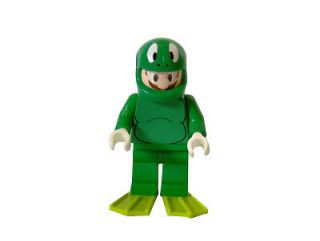 CUSTOM LEGO* Super Mario Luigi Frog Suit Nintendo Wii