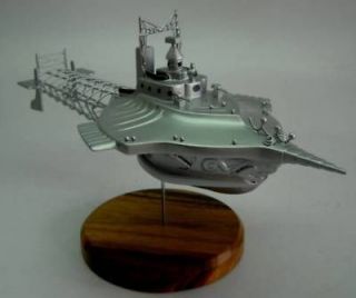 USS Nautilus Fictional Submarine Desk Wood Model Replica Small