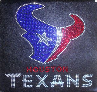 Rhinestone Transfer  Houston Texans  Iron , NFL, On, Hotfix