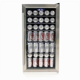 Whynter Stainless Steel 117 Can 27 bottle Wine Beverage Refrigerator 
