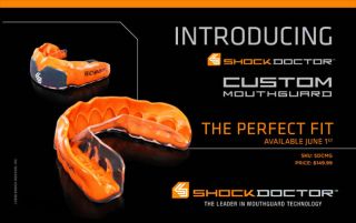 New Shock Doctor CUSTOM Dentist Designed Personal Lacrosse MOUTHGUARD 