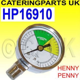 16910 HENNY PENNY FRYER SPARES   PRESSURE GAUGE HP16910