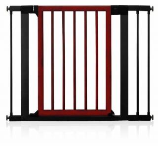   Wood and Steel Baby Child Pet Stair Closed Security Tall Safety Gate