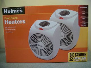   SMALL ROOM HEATER FAN 2 PACK   HFHVP3 1200 W & OVERHEAT PROTECT SPACE