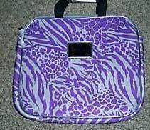 Betseyville Lap Top Bag Case Computer Betsey Johnson Zebra Purple 