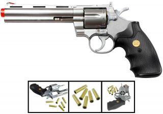 357 Magnum Revolver 6inch spring Airsoft 6mm toy Guns Pistols 