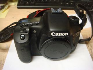 Canon EOS 7D 18.0 MP Digital SLR Camera   Black (Body Only) w/battery