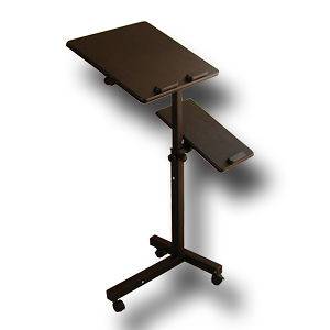   Table W/ Tilltable Tabletop Overbed Desk TV Food Tray Hospital PC