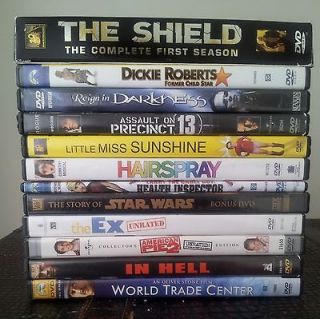 Lot of 15 DVDs Shield Box Set, Story of Star Wars, Hairspray