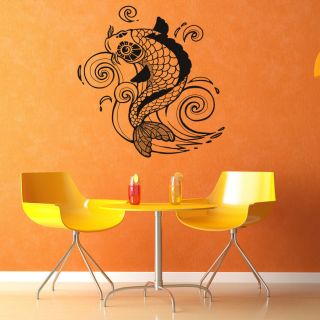 Koi Carp Detailed Fish Wall Art Decal Wall Stickers Transfers