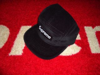   2012 F/W MOUNTAIN CORDUROY BOX LOGO CAMP CAP HAT COMME SAFARI CDG