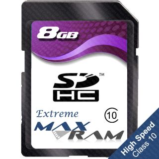 8GB SDHC Memory Card for Digital Cameras   Pentax Optio E65 & more