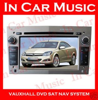 Vauxhall Zafira Double Din Car Stereo DVD Sat Nav SLV