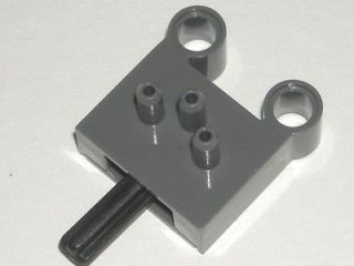 LEGO Dark Bluish Gray Technic Pneumatic Switch with Pin Holes 8110