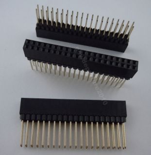 10x 2.54mm 2x20 Pin Female Double Row Pin Header Strip