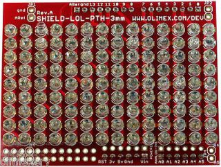 Olimex 3mm White Led SHIELD LOL matrix display prototype board arduino
