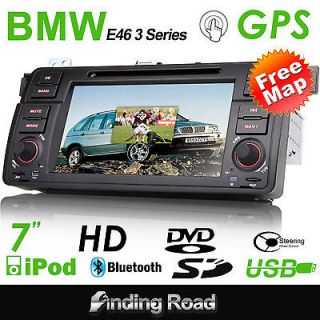   DIGITAL SCREEN CAR DVD PLAYER GPS NAVIGATION BMW E46 IPOD TOUCH RADIO