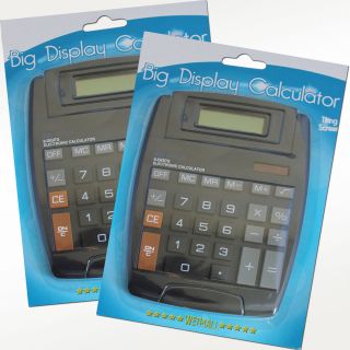 Pack   Calculator Large Over   Size Big Button Tilting Screen Sealed 