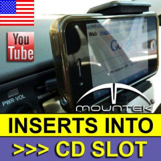 Mountek™ iPhone 3GS/4/4S Car Mount CD Stand Holder Dock Kit