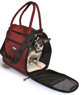   Products Incognito Burgandy Pet Carrier Cat Dog Travel Carry Bag
