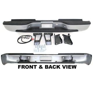 New Step Bumper Rear Primered Full Size Truck Chevy Chevrolet Heavy 