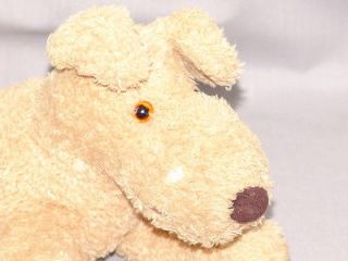   WIREHAIRED FOX TERRIER PUPPY DOG BOWSER SOFT PLUSH STUFFED ANIMAL TOY