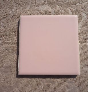 Ceramic Bathroom Tile ~ Pink 4.25 x 4.25 ~ Discontinued ~ Mosaic 