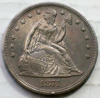 1871 silver dollar in Dollars