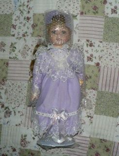 Brand New Porcelain KINGSTATE, NY Collectible Doll IRIS ~ MINT in 