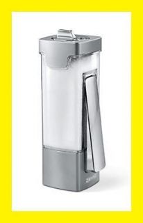 Zevro EMY102c One Click Sugar Salt Container Dispenser Silver Chrome