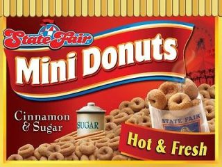 REAL STATE FAIR MINI DONUTS HOT,DELICIOUS READY TO EAT IN LESS THAN 
