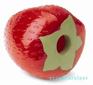 Planet Dog Orbee Tuff Strawberry with Treat Spot Minty Dog Toy Made in 